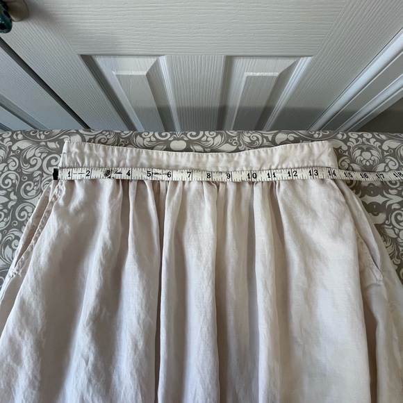 It is well L.A. Cream Pull On Midi Skirt with Pockets - Picture 3 of 6
